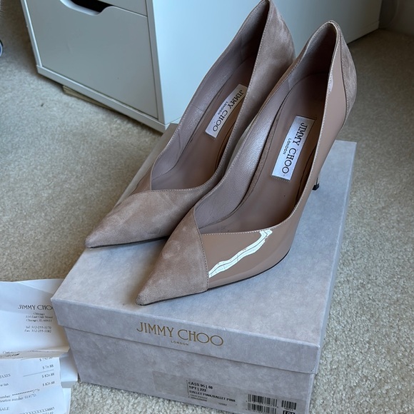 Jimmy Choo Beige Women's Heels - Picture 3 of 5